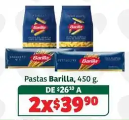 Soriana Súper Barilla Pastas oferta