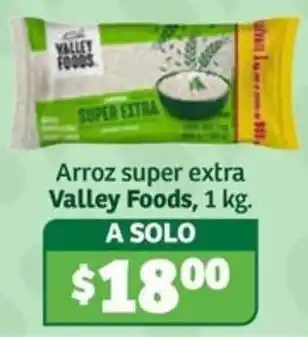 Soriana Súper Valley Foods Arroz super extra oferta