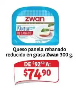 Soriana Mercado Zwan queso panela rebanado oferta