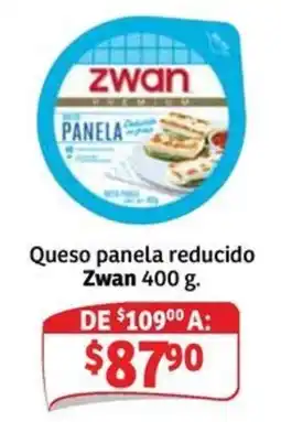 Soriana Mercado Zwan queso panela reducido oferta