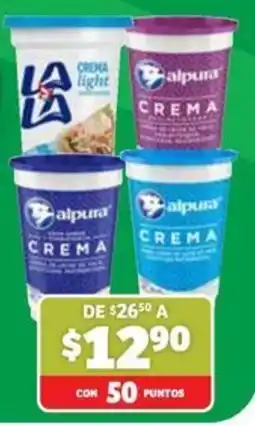 Soriana Mercado alpura crema oferta