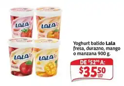 Soriana Mercado Yoghurt batido Lala fresa, durazno, mango o manzana oferta