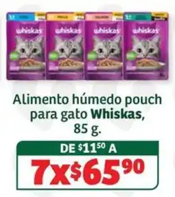 Soriana Súper Whiskas Alimento húmedo pouch para gato oferta