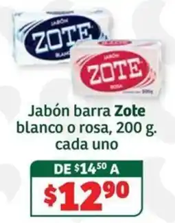 Soriana Súper Jabón barra Zote oferta