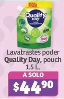 Soriana Súper Quality Day lavatrastes poder oferta