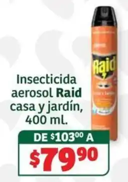 Soriana Súper Raid insecticida aerosol casa y jardin oferta