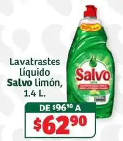 Soriana Súper Salvo lavatristes líquido limón oferta