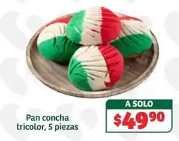 Soriana Súper Pan concha tricolor oferta