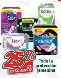 Soriana Súper Toda la protección femenina oferta