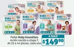 Soriana Súper Baby Essentials pañal recién nacido a etapa 7 oferta
