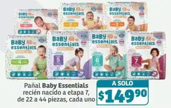 Soriana Súper Baby Essentials pañal recién nacido a etapa 7 oferta