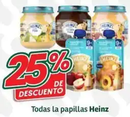 Soriana Súper Todas la papillas Heinz oferta