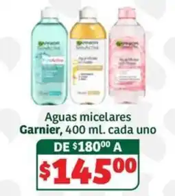 Soriana Súper Garnier Aguas micelares oferta