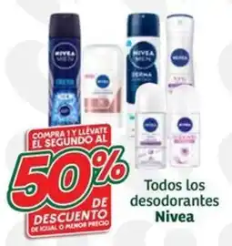 Soriana Súper Nivea todos los desodorantes oferta