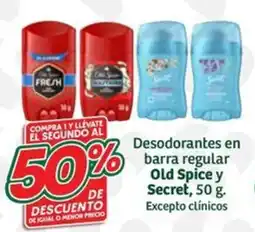 Soriana Súper Old Spice Secret desodorantes en barra regular oferta