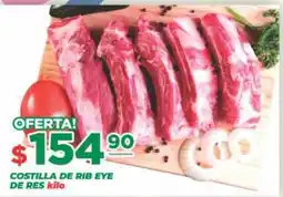 Super Gutiérrez costilla de rib eye de res oferta