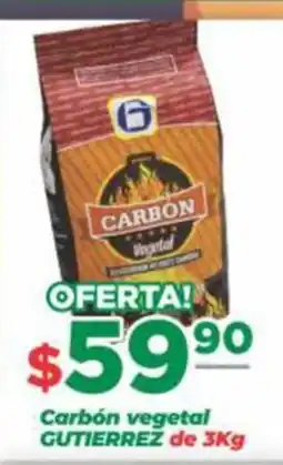 Super Gutiérrez Gutierrez carbón vegetal oferta
