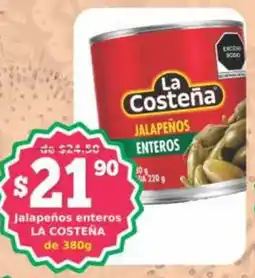 Super Gutiérrez La Costeña jalapeños enteros oferta