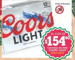 Super Gutiérrez Coors Light oferta