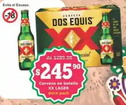 Super Gutiérrez Dos Equis XX Lager oferta