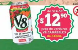 Super Gutiérrez V8 Campbell's Jugo de verduras oferta