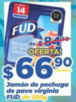 Super Gutiérrez FUD jamón de pechuga de pavo virginia oferta