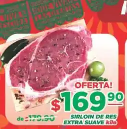 Super Gutiérrez Sirloin de res extra suave oferta