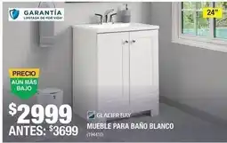 The Home Depot Glacier bay - mueble para baño blanco oferta
