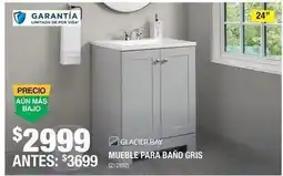 The Home Depot Glacier bay - mueble para baño gris oferta