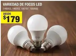 The Home Depot Led - variedad de focos led (146052, 146053, 195797, 195800) oferta