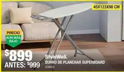 The Home Depot Burro de planchar superboard oferta