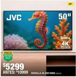The Home Depot Jvc - pantalla 4k uhd roku oferta