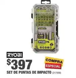 The Home Depot Ryobi - set de puntas de impacto (217998) oferta