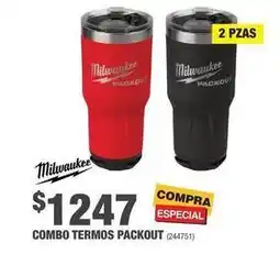 The Home Depot Milwaukee - combo termos packout (244751) oferta