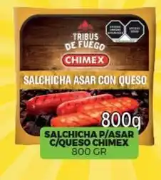 Merco Chimex - salchicha p/ asar c/ queso oferta
