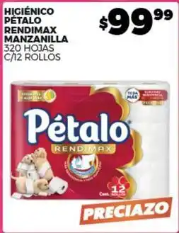 Merco Pétalo - higiénico rendimax manzanilla oferta