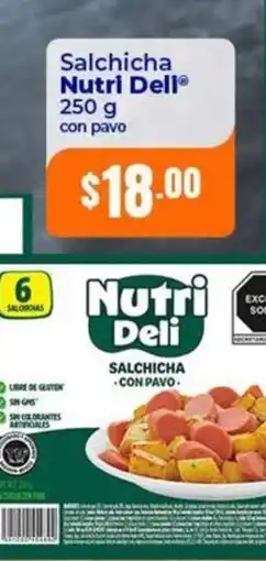 Tiendas Neto Nutri Deli salchicha con pavo oferta