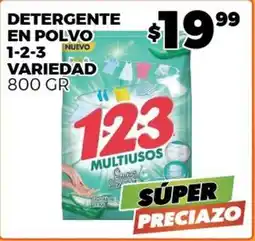 Merco 1-2-3 - detergente en polvo oferta