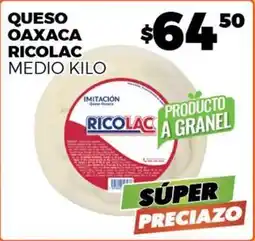 Merco Ricolac - queso oaxaca oferta