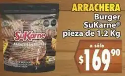 Casa Ley SuKarne Arrachera Burger oferta
