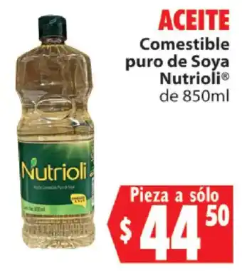 Casa Ley Nutrioli Aceite Comestible Puro de Soya oferta