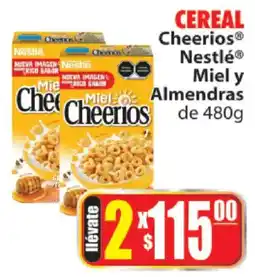 Casa Ley Cheerios Miel y Almendras oferta