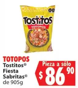 Casa Ley Tostitos TotoPOS Fiesta Sabritas oferta