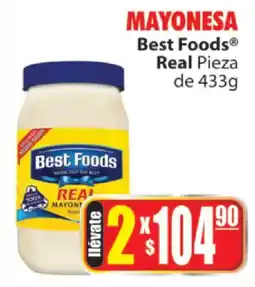 Casa Ley Best Foods Mayonesa Real oferta