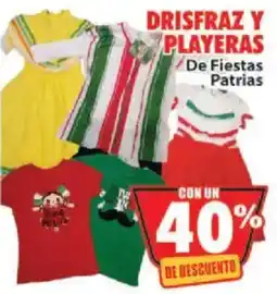 Casa Ley Drisfraz y Playeras De Fiestas Patrias oferta