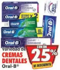 Casa Ley Oral-B variedad de cremas dentales oferta
