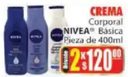Casa Ley NIVEA Crema Corporal Básica oferta