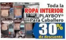 Casa Ley playboy toda la ropa interior para caballero oferta