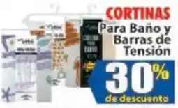 Casa Ley Cortinas Para Baño y Barras de Tensión oferta