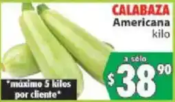 Casa Ley Calabaza Americana oferta
